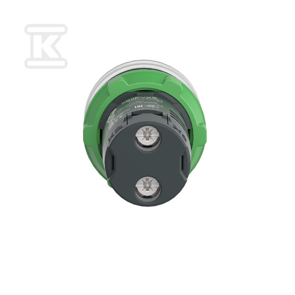 Monolithic LED indicator light white - XB5EVM1